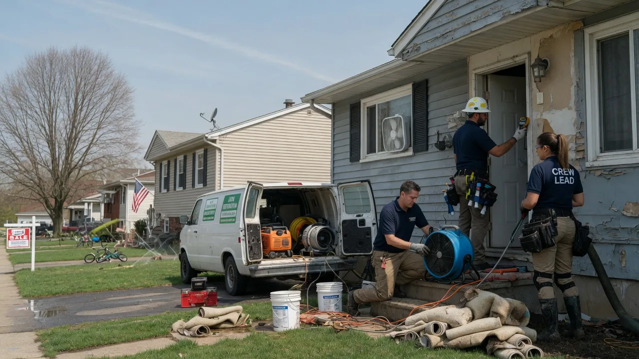 Flood Cleanup in Sparrows Point, MD near me